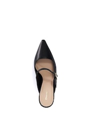Dune London Black Chronicle Buckle Open Mules - Image 4 of 6