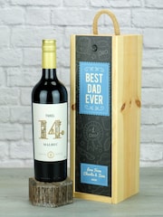 Personalised Best Dad Sparkling Wine Gift by LeBonVin - Image 1 of 1