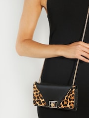 Dune London Animal Styled Panelled Phone Cross-Body Bag - Image 1 of 5