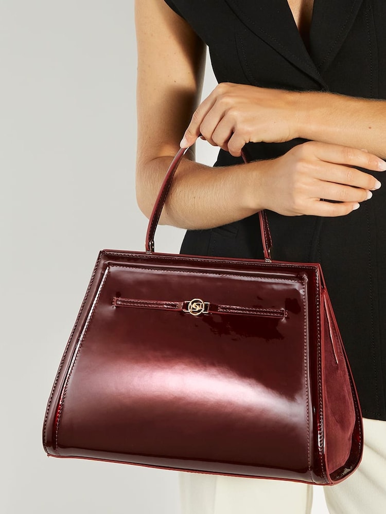Dune London Burgundy Dante L Large Top Handle Lady Bag - Image 1 of 5