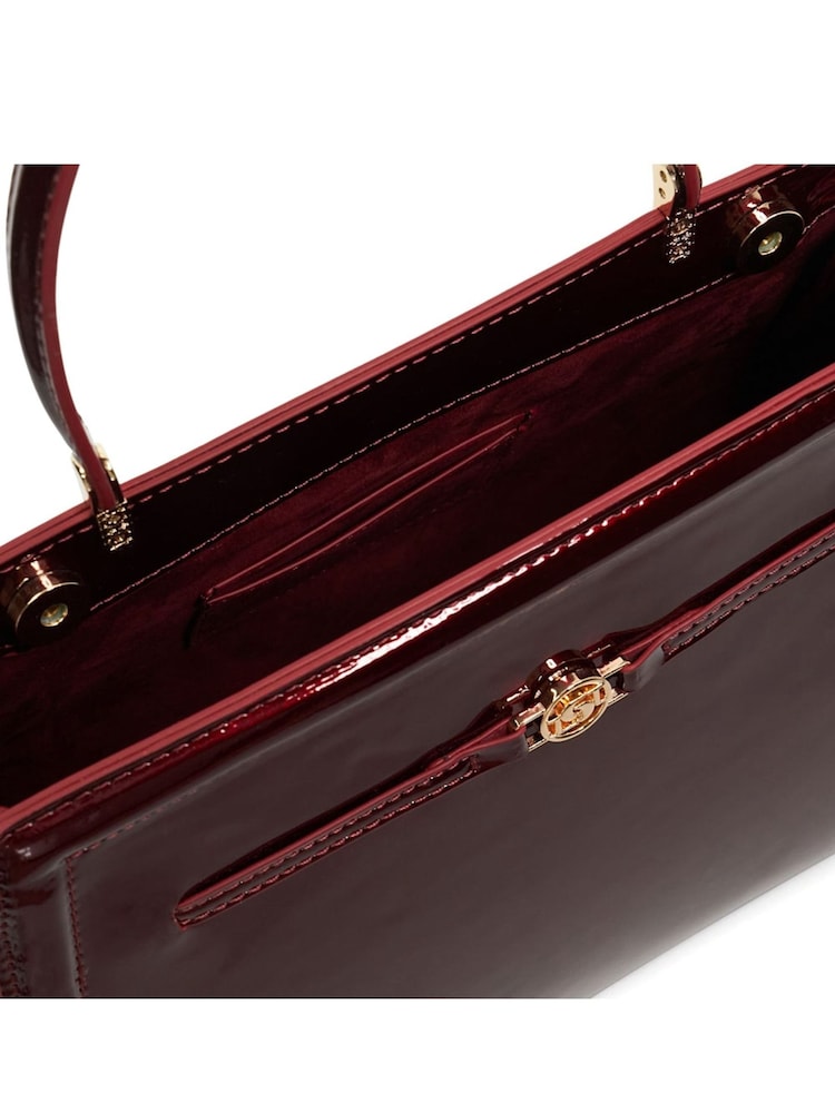 Dune London Burgundy Dante L Large Top Handle Lady Bag - Image 5 of 5