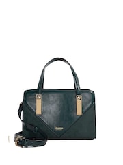 Dune London Green Bolt Dinkydenbeigh Mini Branded Handle Tote Bag - Image 2 of 5