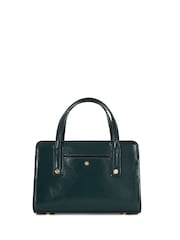 Dune London Green Bolt Dinkydenbeigh Mini Branded Handle Tote Bag - Image 3 of 5