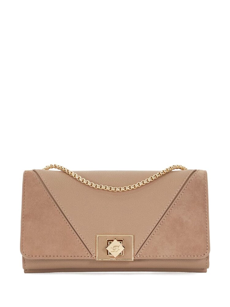 Dune London Brown Styled Panelled Phone Cross-Body Bag - Image 2 of 5