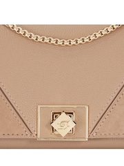 Dune London Brown Styled Panelled Phone Cross-Body Bag - Image 5 of 5