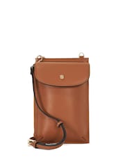 Dune London Brown Shiela Multi Purpose Phone Case Bag - Image 2 of 5