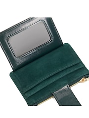 Dune London Green Print Karra Turn Lock Card Holder - Image 4 of 5