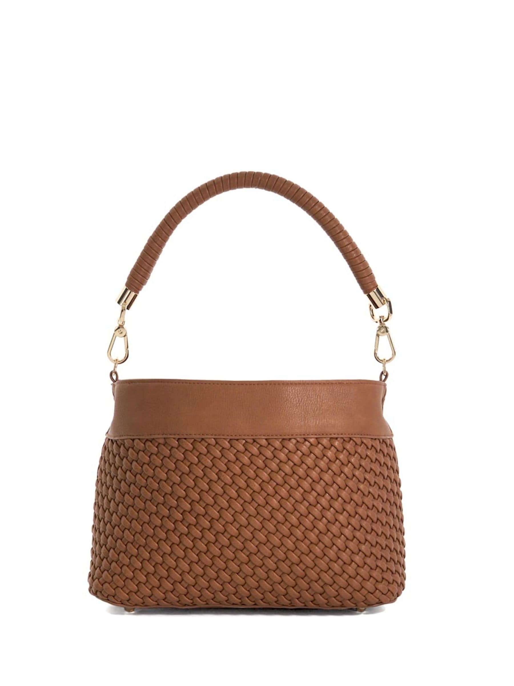 Buy Dune London Brown Dinidelphie Medium Woven Grab Bag from Next USA