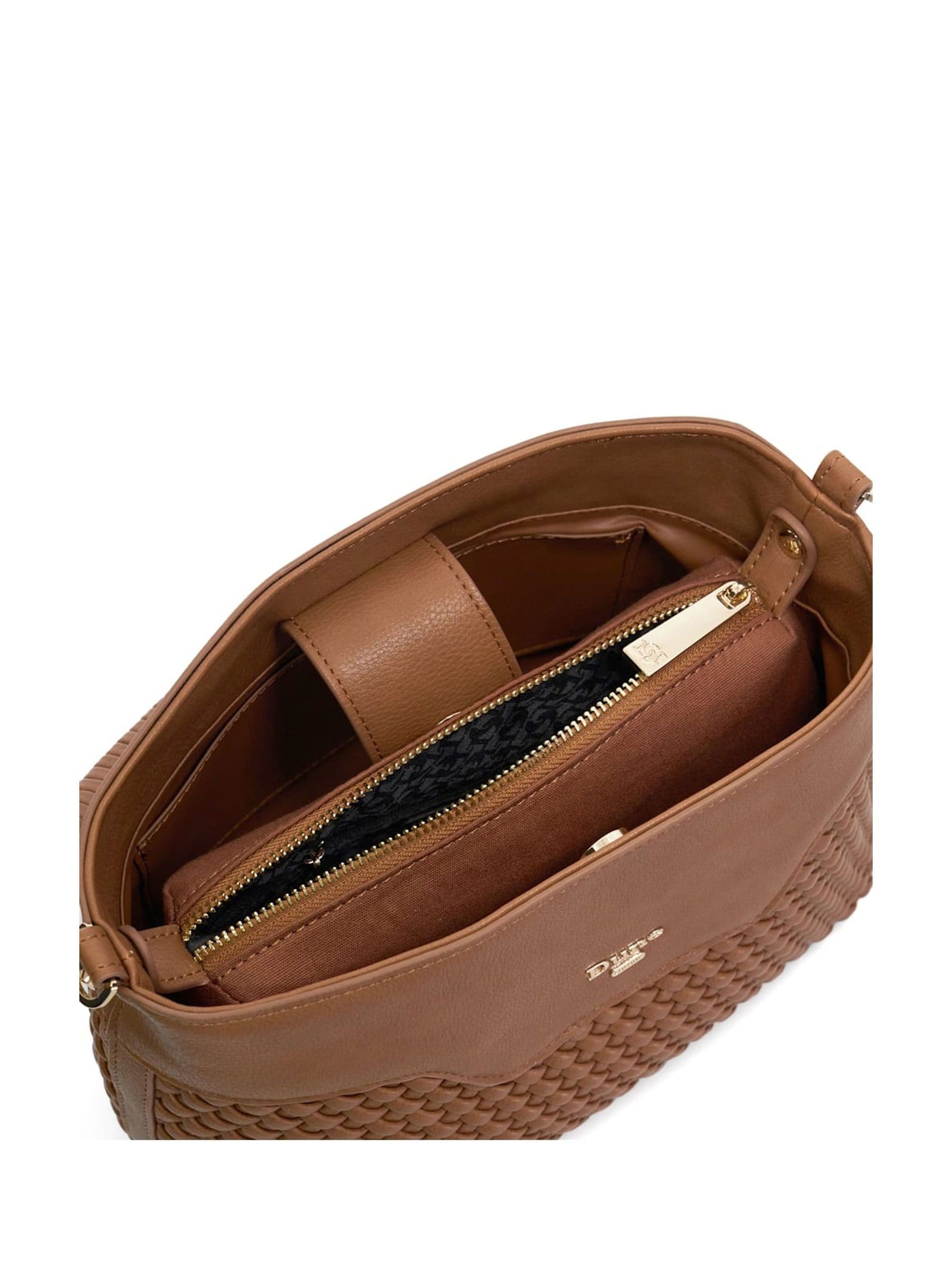 Buy Dune London Brown Dinidelphie Medium Woven Grab Bag from Next USA