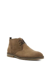 Dune London Tan Brown Cashed Chukka Boots - Image 2 of 6