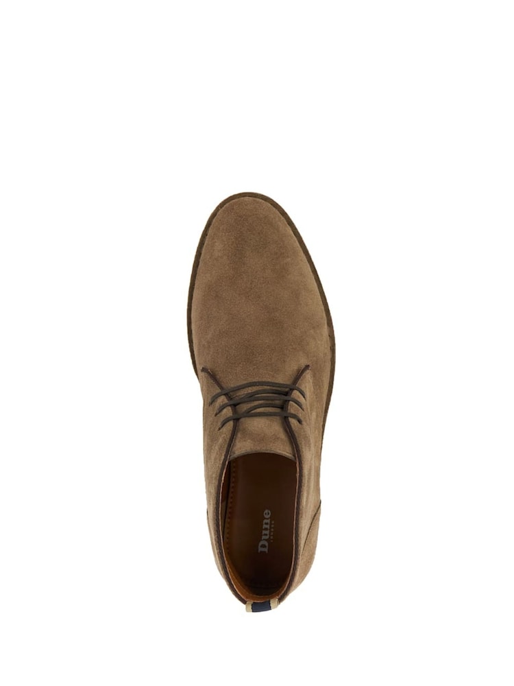Dune London Tan Brown Cashed Chukka Boots - Image 5 of 6