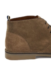 Dune London Tan Brown Cashed Chukka Boots - Image 6 of 6