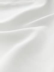 White Square Neck Gold Button Mini Dress - Image 8 of 8