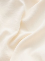 Ecru Sleeveless Column Rouched Midi Dress - Image 6 of 7