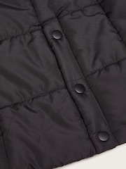 Monsoon Black Hooded Longline Puffer Coat - Image 3 of 3