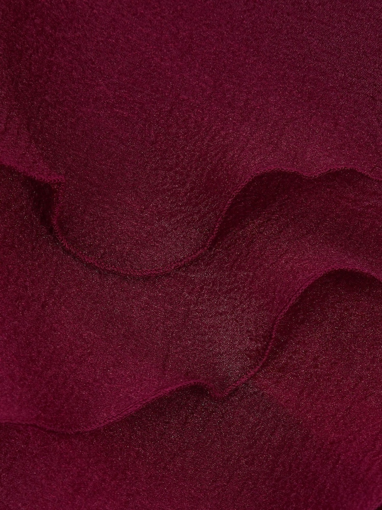 Monsoon Red Baby Mabel Embroidered Velvet Dress - Image 3 of 3