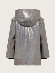 Monsoon Blue Shimmer Rain Coat - Image 2 of 3