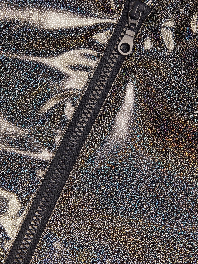 Monsoon Blue Shimmer Rain Coat - Image 3 of 3