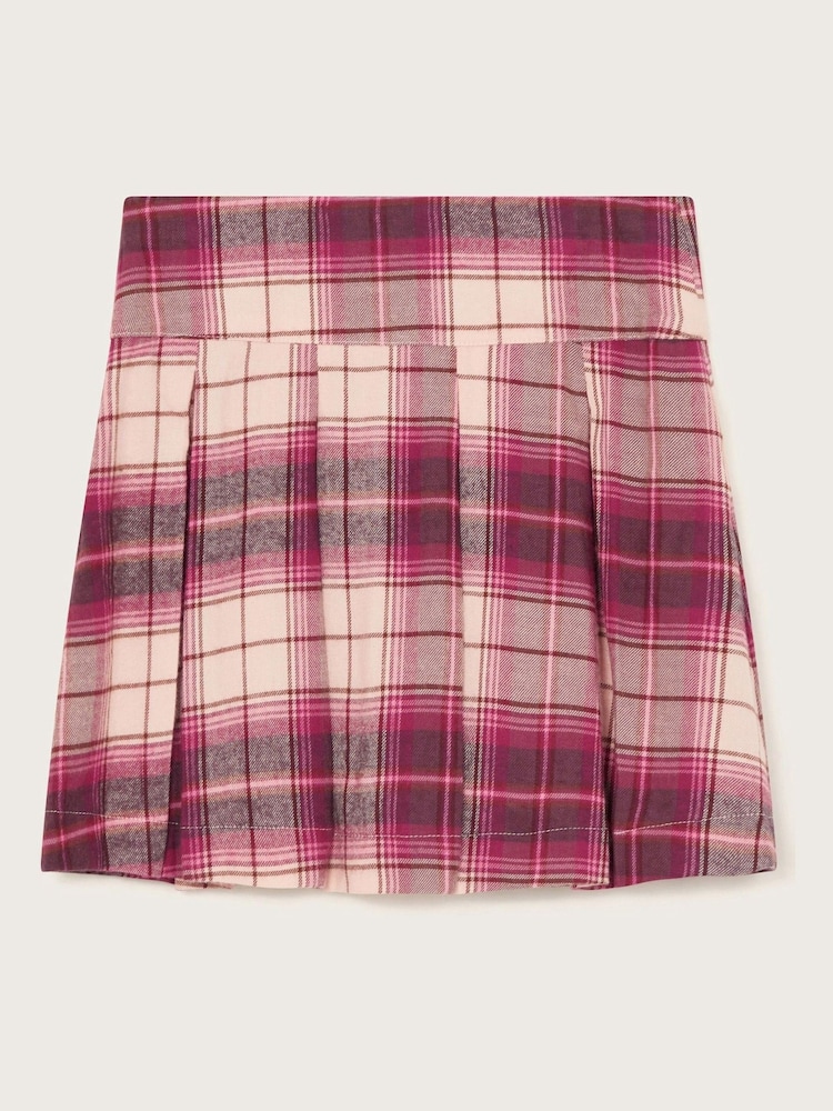 Monsoon plissierter Skort mit Schottenkaro - Bild 2 von 3 Monsoon plissierter Skort mit Schottenkaro - Bild 2 von 3