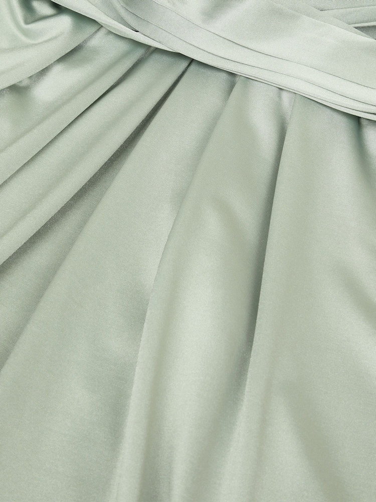 Monsoon Green Tia Twist Prom Dress - Image 3 of 3