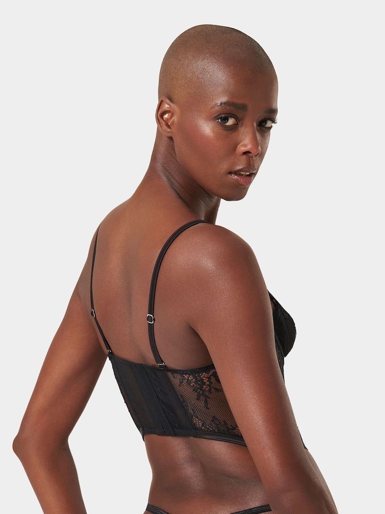 Bluebella Madeline Underwired Lace Bustier Corset With Detachable Shoulder Straps - Image 2 of 4