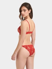 Bluebella Marseille Plunge Underwired Embroidered Mesh Bra - Image 4 of 7