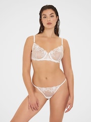 Bluebella Marseille Plunge Underwired Embroidered Mesh Bra - Image 1 of 4