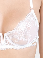 Bluebella Marseille Plunge Underwired Embroidered Mesh Bra - Image 4 of 4