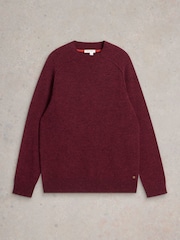 White Stuff Pullover aus Lammwolle mit Stehkragen - Bild 5 von 6