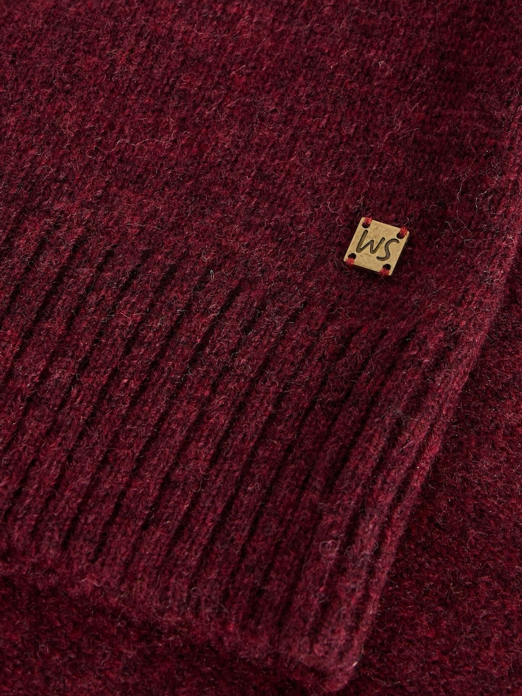 White Stuff Purple Lambswool Mock Neck Jumper - Image 6 of 6 White Stuff Purple Lambswool Mock Neck Jumper - Image 6 of 6