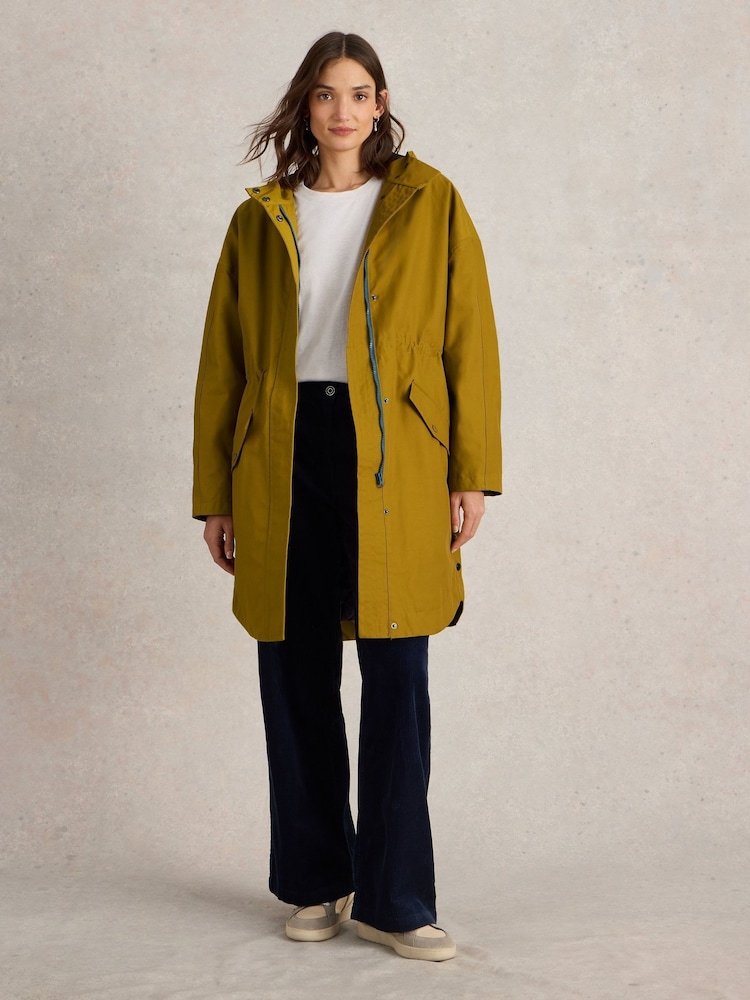 White Stuff Yellow Winnie Waterproof Coat - Image 1 of 6
