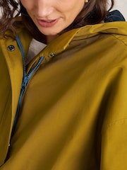 White Stuff Yellow Winnie Waterproof Coat - Image 3 of 6
