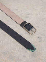White Stuff Metallic Reversible Leather Belt - Image 3 of 3