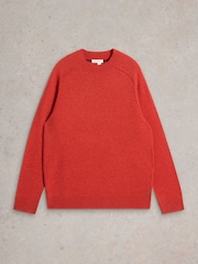 White Stuff Pullover aus Lammwolle mit Stehkragen - Bild 5 von 6