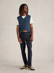 White Stuff Blue Diamond Tank - Image 1 of 6