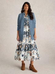 White Stuff Erin Lange Strickjacke - Bild 1 von 6