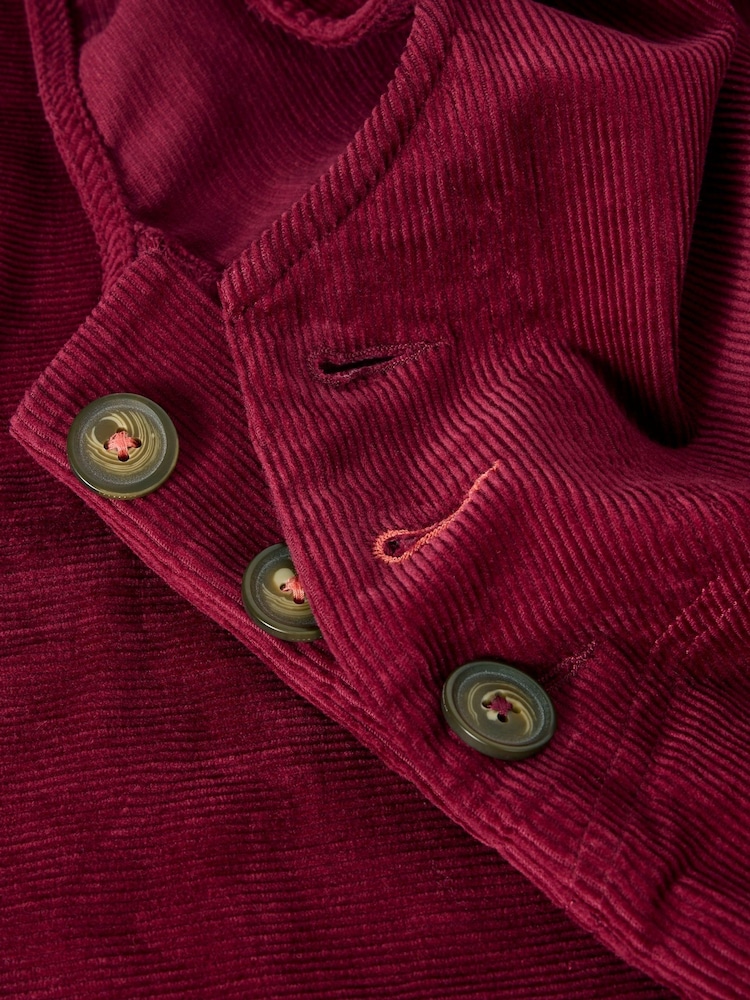 White Stuff Red Maple Cord Pinny Dress - Image 6 of 6