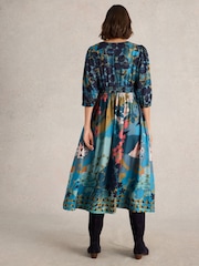 White Stuff Green Lucy Midi Dress - Image 2 of 6