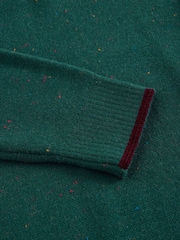 White Stuff Green Merino Funnel Neck Jumper - Image 6 of 6