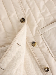 White Stuff Natural Emma 100% Organic cotton Quilted Gilet - Image 6 of 6