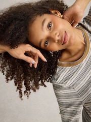 White Stuff Natural Clara Stitch T-Shirt - Image 4 of 6