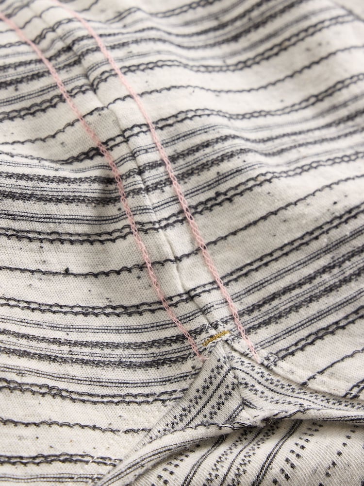 White Stuff Natural Clara Stitch T-Shirt - Image 6 of 6