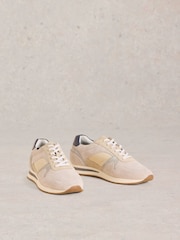 White Stuff Natural Retro Runner Trainers - Image 3 of 5