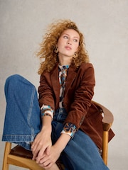 вельветовый блейзер White Stuff Evelyn - Изображение 3 из 6