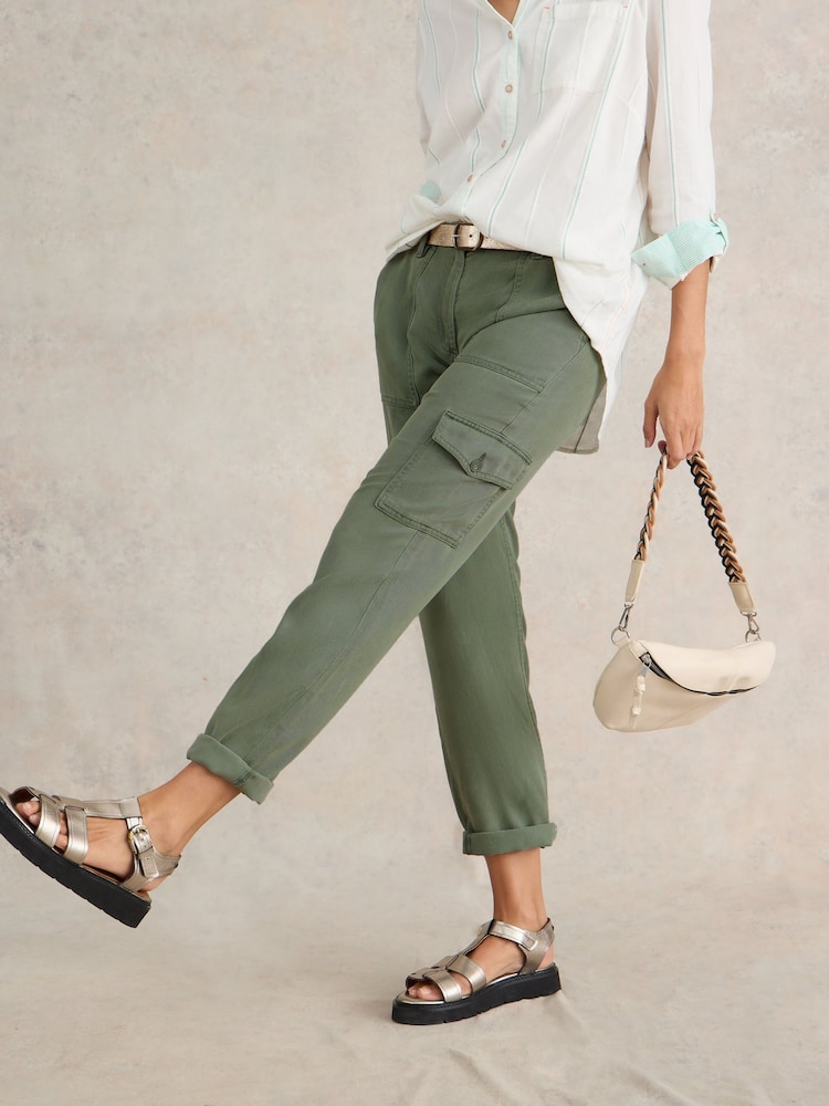 White Stuff Arlo Cargohose aus Tencel - Bild 1 von 6