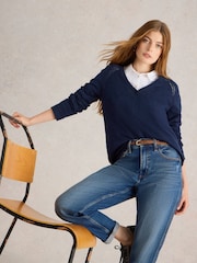White Stuff Blue Naria Jumper - Image 1 of 6
