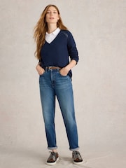 White Stuff Blue Naria Jumper - Image 2 of 6