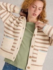 White Stuff Natural Tyler Cardigan - Image 2 of 6