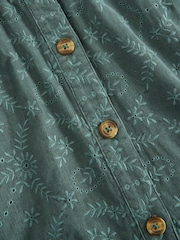 White Stuff Green 100% Organic cotton Florence Cord Dress - Image 6 of 6