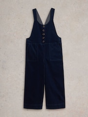 White Stuff Blue Viola Cord Dungarees - Image 5 of 6